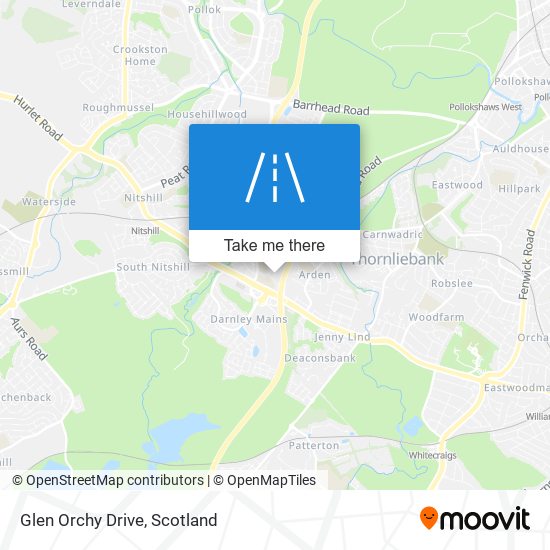 Glen Orchy Drive map