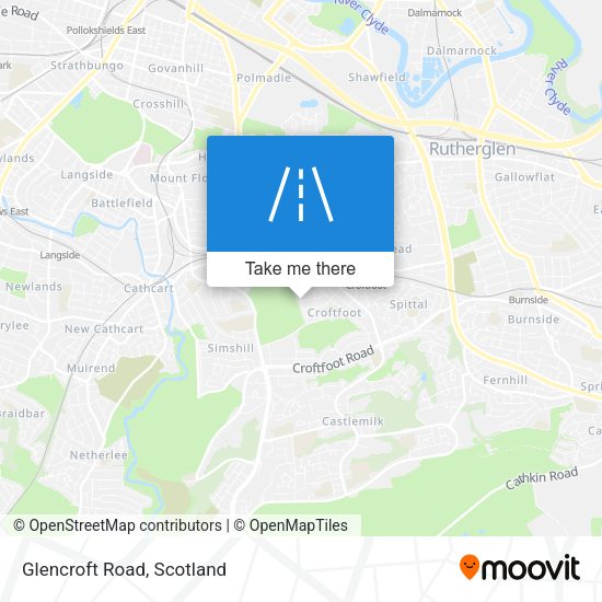 Glencroft Road map