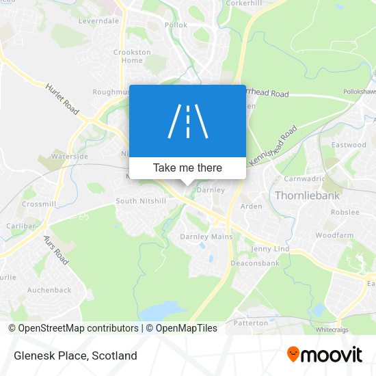 Glenesk Place map