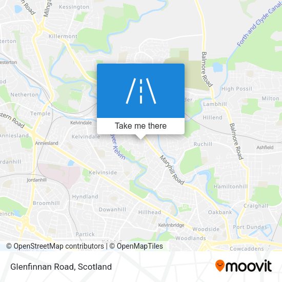 Glenfinnan Road map