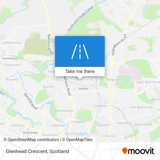 Glenhead Crescent map