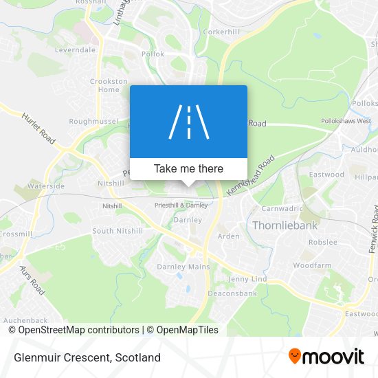 Glenmuir Crescent map