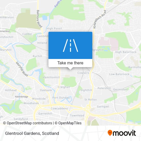 Glentrool Gardens map