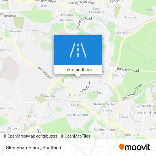 Glentynan Place map
