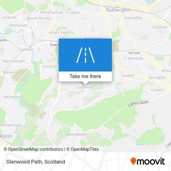Glenwood Path map