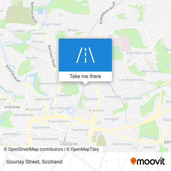 Gourlay Street map