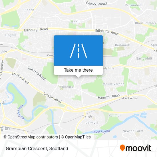 Grampian Crescent map