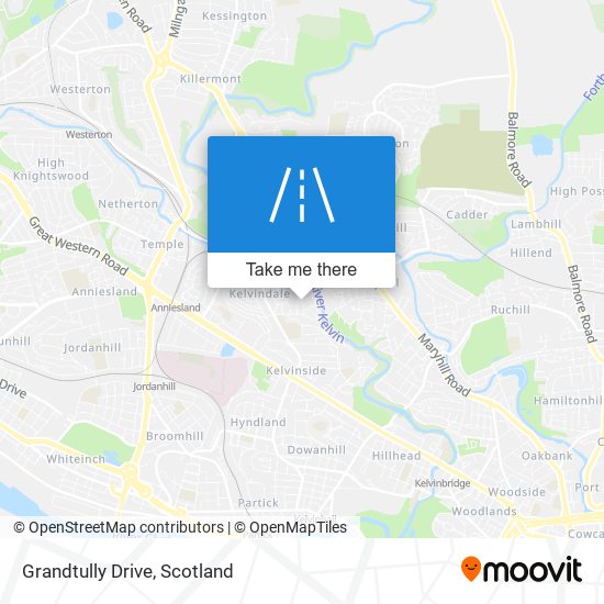 Grandtully Drive map