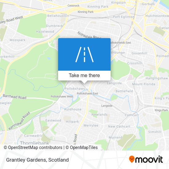Grantley Gardens map