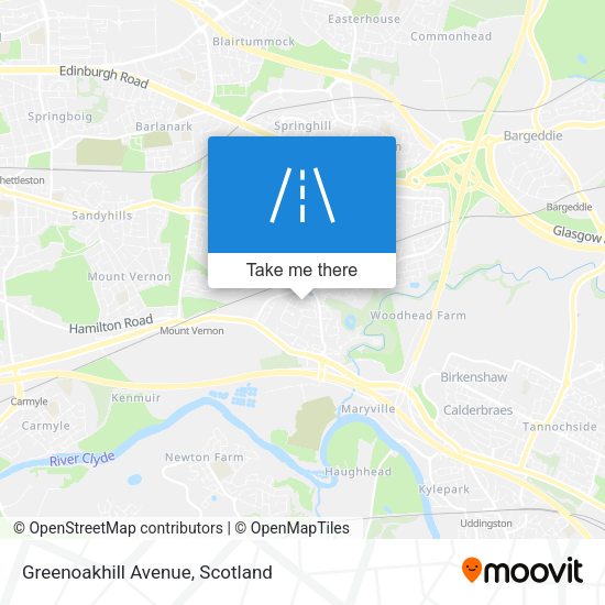 Greenoakhill Avenue map