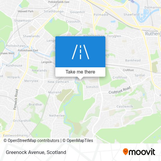 Greenock Avenue map