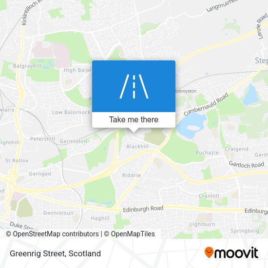 Greenrig Street map