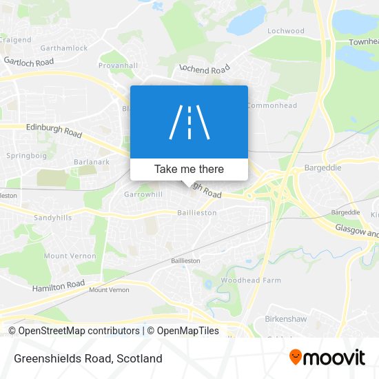 Greenshields Road map