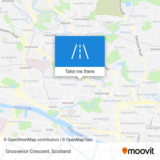 Grosvenor Crescent map