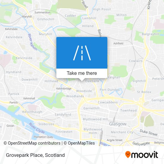 Grovepark Place map
