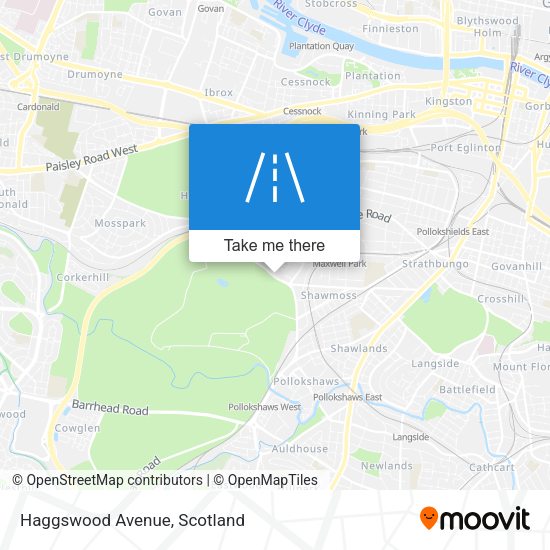 Haggswood Avenue map