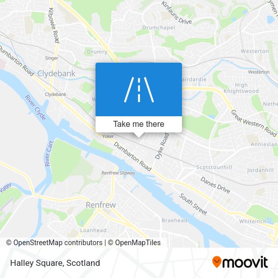 Halley Square map