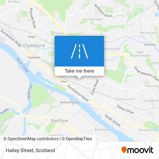 Halley Street map