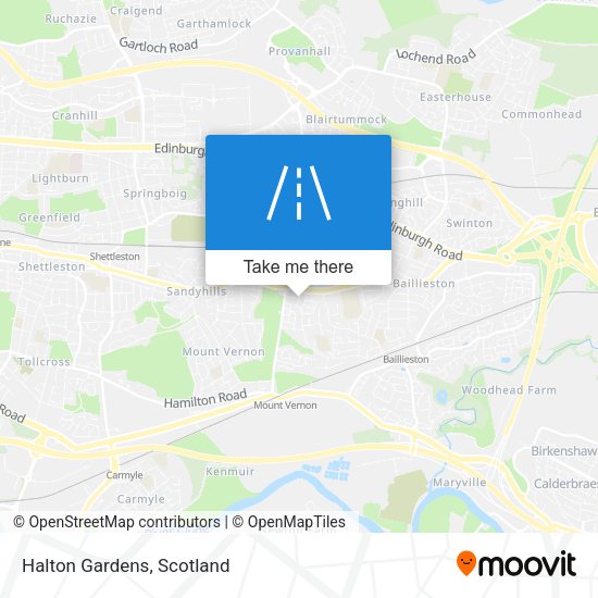 Halton Gardens map