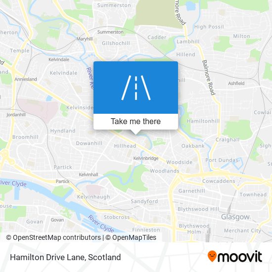 Hamilton Drive Lane map