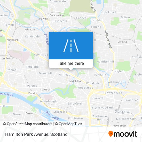 Hamilton Park Avenue map