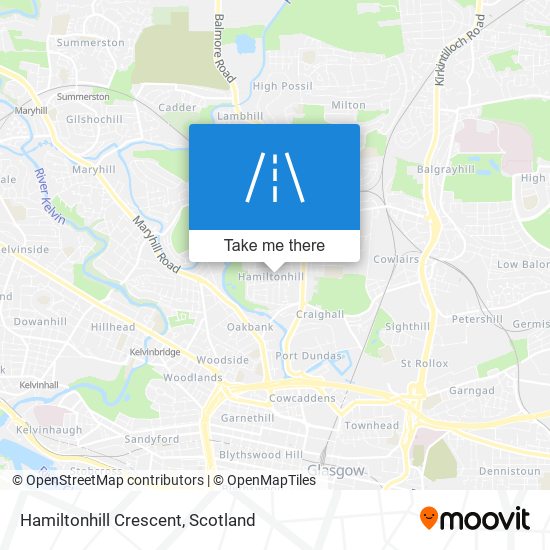 Hamiltonhill Crescent map