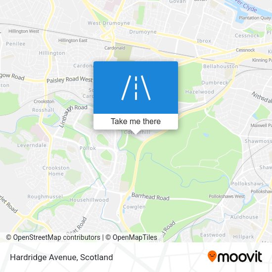 Hardridge Avenue map