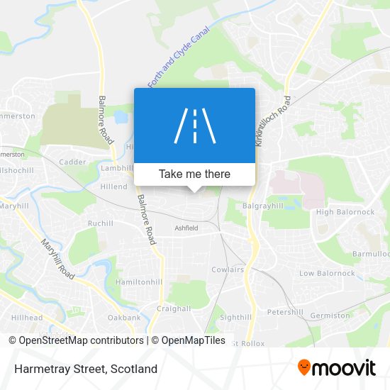 Harmetray Street map