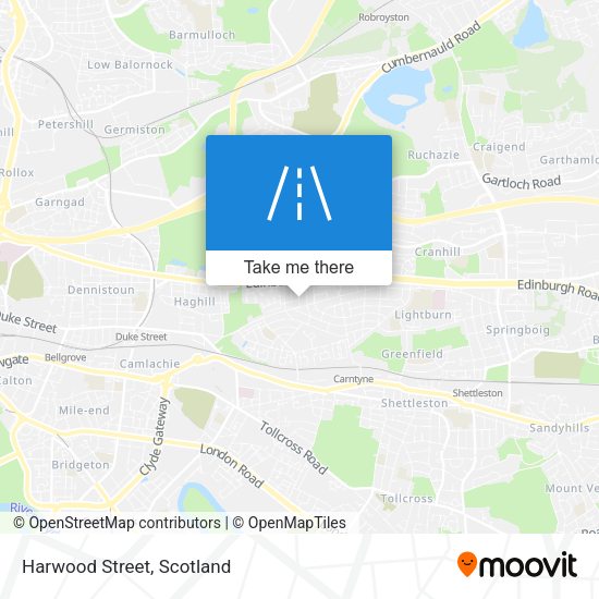 Harwood Street map