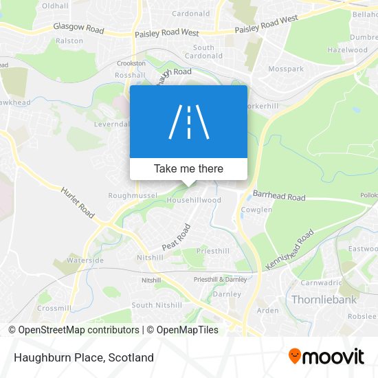 Haughburn Place map