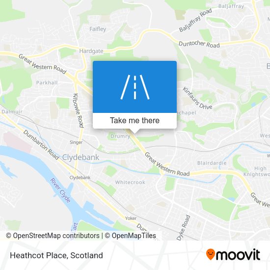 Heathcot Place map