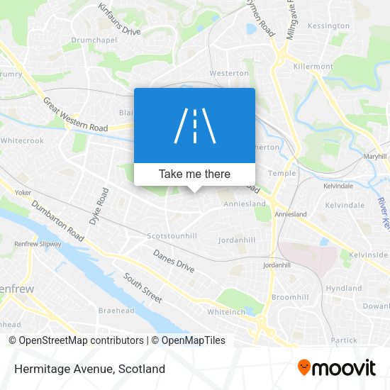 Hermitage Avenue map
