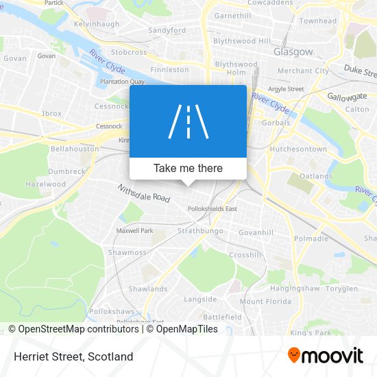 Herriet Street map
