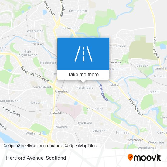 Hertford Avenue map