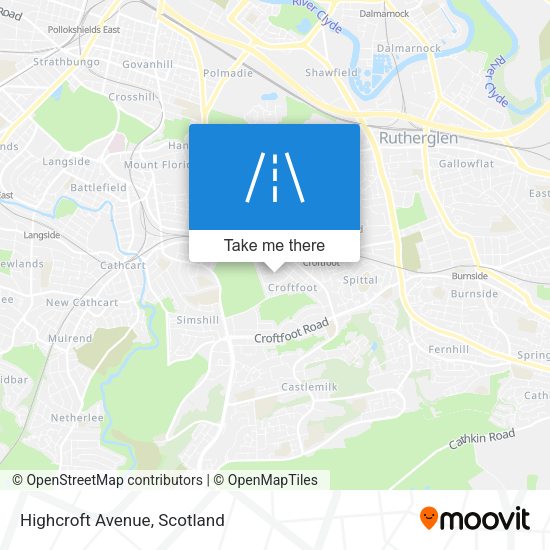 Highcroft Avenue map