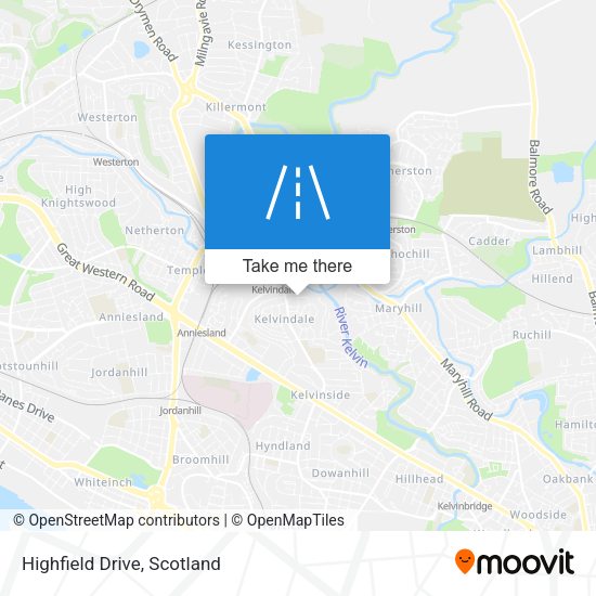Highfield Drive map