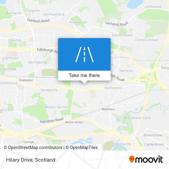 Hilary Drive map
