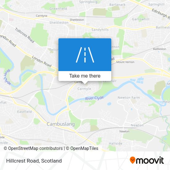 Hillcrest Road map