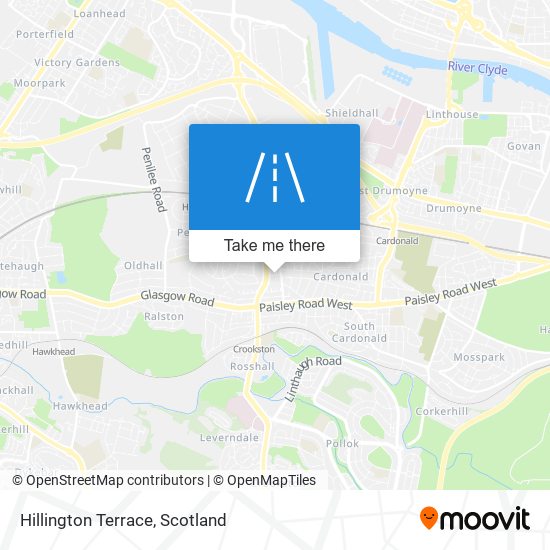 Hillington Terrace map