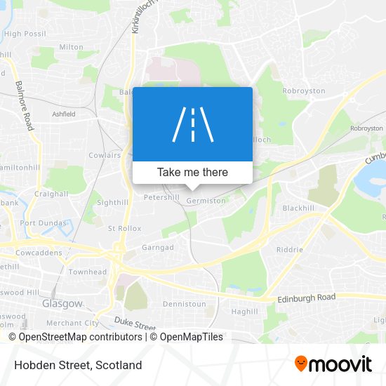 Hobden Street map