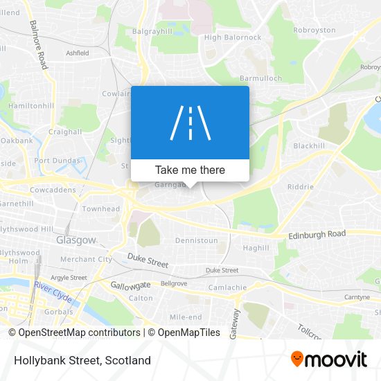 Hollybank Street map