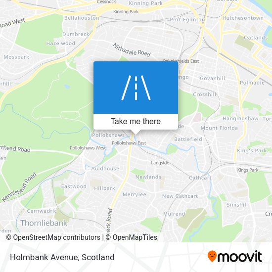 Holmbank Avenue map