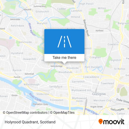 Holyrood Quadrant map