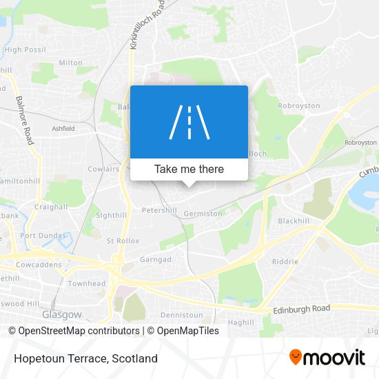 Hopetoun Terrace map