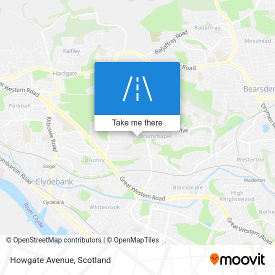 Howgate Avenue map