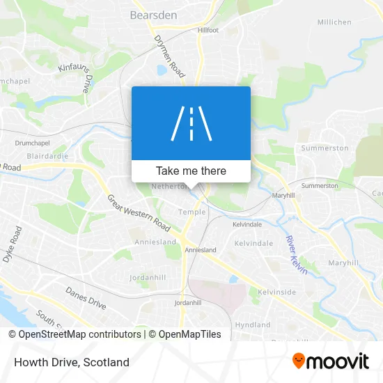 Howth Drive map