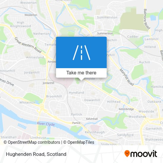 Hughenden Road map