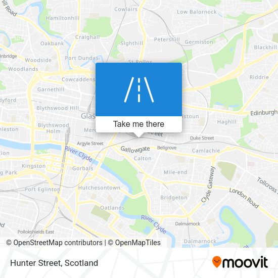 Hunter Street map