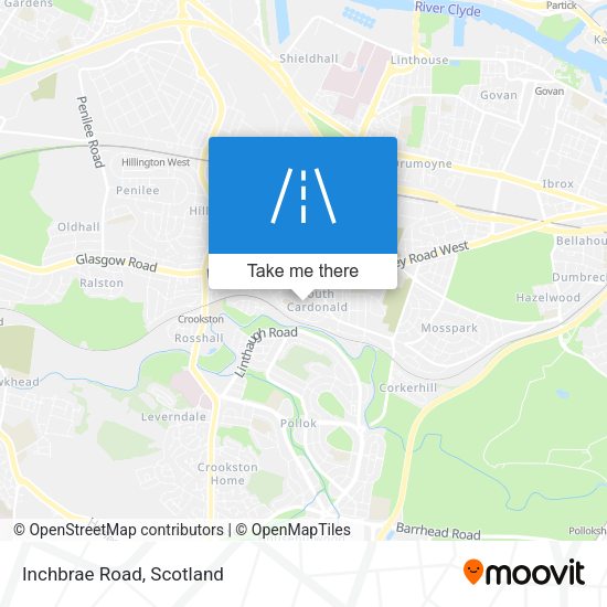 Inchbrae Road map