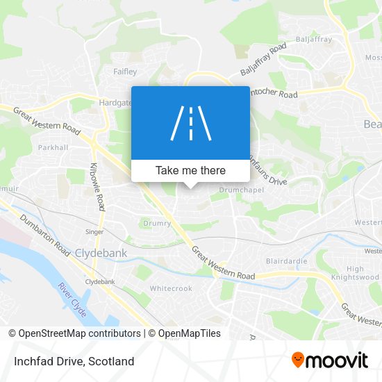 Inchfad Drive map